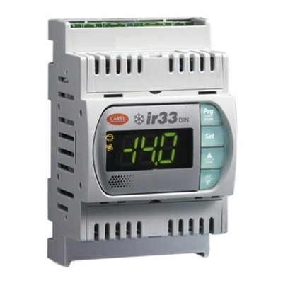 Carel DN33 PID Temperature Controller, 144 x 70mm, 2 Output Relay, 12 → 24 V ac, 12 → 30 V dc Supply
