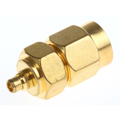 RF Solutions Straight 50Ω RF Adapter SMA Plug to MMCX Plug