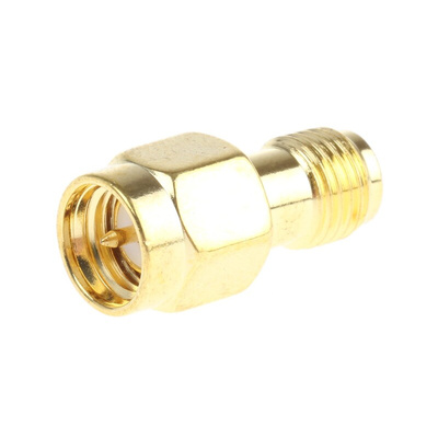 RF Solutions Straight 50Ω RF Adapter SMA Plug to SMA Socket 3GHz