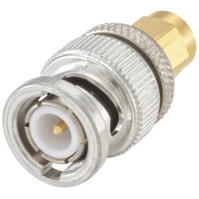 Rosenberger Straight 50Ω RF Adapter SMA Plug to BNC Plug 18GHz