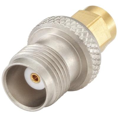 Rosenberger Straight 50Ω RF Adapter SMA Plug to TNC Socket 10GHz