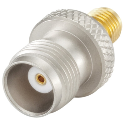 Rosenberger Straight 50Ω RF Adapter TNC Socket to SMA Socket 10GHz