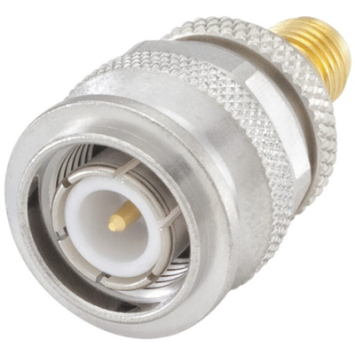 Rosenberger Straight 50Ω RF Adapter TNC Plug to SMA Socket 10GHz
