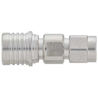 Rosenberger Straight 50Ω RF Adapter QMA Plug to SMA Plug 18GHz