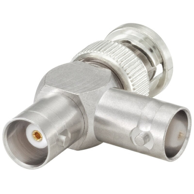 Rosenberger Tee 50Ω RF Adapter BNC Plug to BNC Socket 10GHz