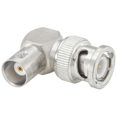 Rosenberger Right Angle 50Ω RF Adapter BNC Plug to BNC Socket 10GHz