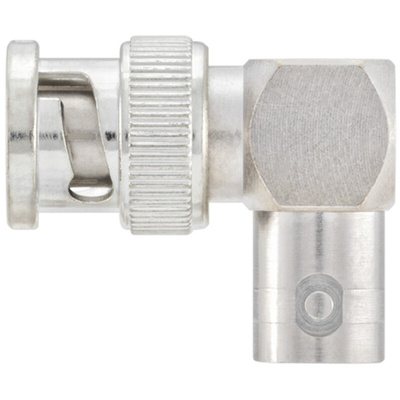Rosenberger Right Angle 50Ω RF Adapter BNC Plug to BNC Socket 10GHz