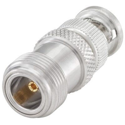 Rosenberger Straight 50Ω RF Adapter BNC Plug to N Socket 10GHz