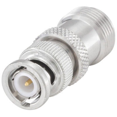 Rosenberger Straight 50Ω RF Adapter BNC Plug to N Socket 10GHz