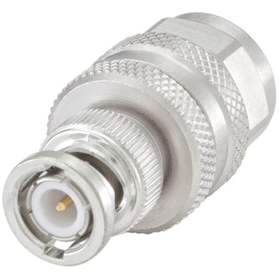 Rosenberger Straight 50Ω RF Adapter BNC Plug to N Plug 10GHz
