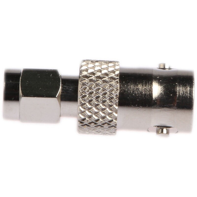 Cinch Connectors Straight 50Ω Coaxial Adapter SMA Plug to BNC Socket 4GHz