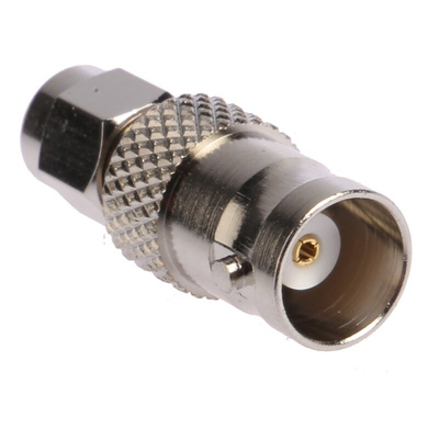 Cinch Connectors Straight 50Ω Coaxial Adapter SMA Plug to BNC Socket 4GHz
