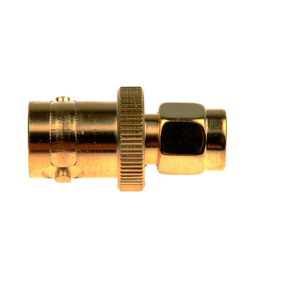 Mueller Electric Straight 50Ω RF Adapter BNC Socket to SMA Plug 12.4GHz