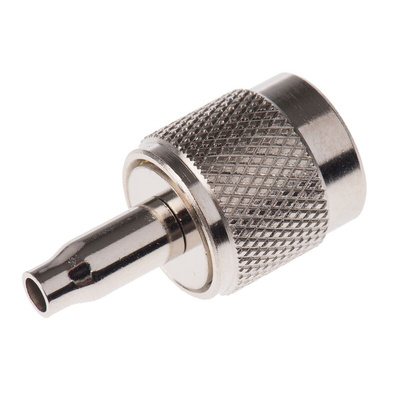 RS PRO, Plug Cable Mount TNC Connector, 50Ω, Crimp Termination, Straight Body