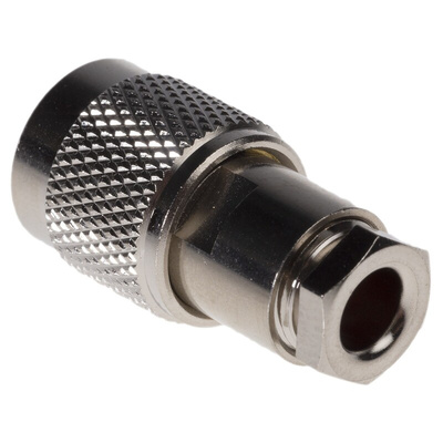 RS PRO, Plug Cable Mount TNC Connector, 50Ω, Solder Termination, Straight Body