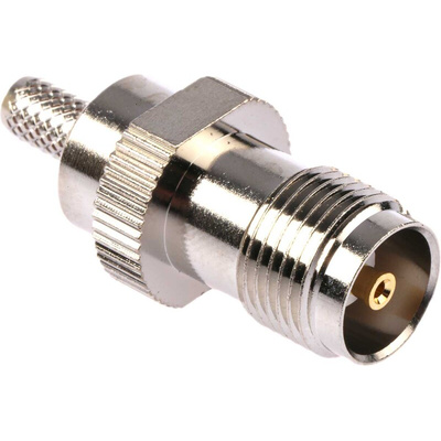 RS PRO, jack Cable Mount TNC Connector, 50Ω, Crimp Termination, Straight Body