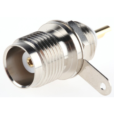 RS PRO, jack Bulkhead Mount TNC Connector, 50Ω, Solder Termination, Straight Body