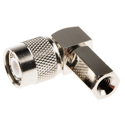 RS PRO, Plug Cable Mount TNC Connector, 50Ω, Twist On Termination, Right Angle Body