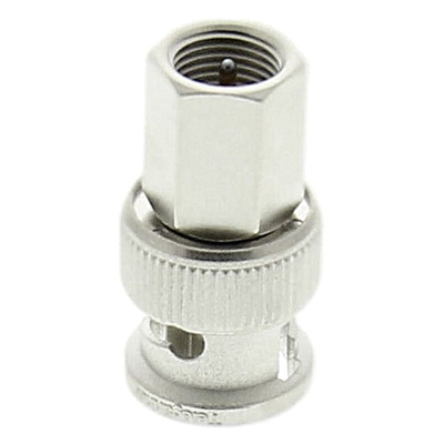 Telegartner Straight 50Ω RF Adapter BNC Plug to FME Plug