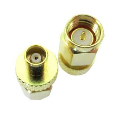 Siretta Straight RF Adapter MCX Socket to SMA Plug