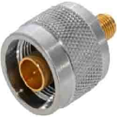 Huber+Suhner Straight RF Adapter N Plug to SMA Socket 18GHz