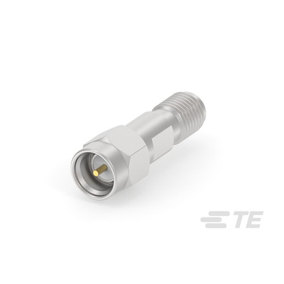 TE Connectivity Straight 50Ω RF Adapter SMA Plug to SMA Socket