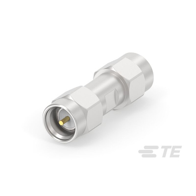 TE Connectivity Straight 50Ω RF Adapter SMA Plug to SMA Plug