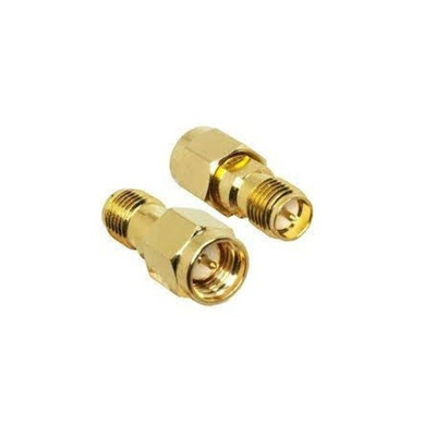 Linx Straight Coaxial Adapter SMA Plug to R-SMA Plug 0 → 18GHz