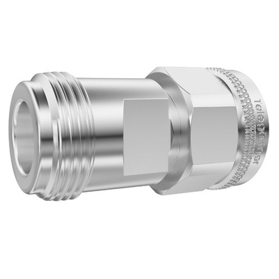 Telegartner Straight 50Ω Coaxial Adapter N Socket to 2.2-5 Plug 0 → 6GHz