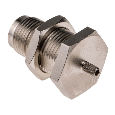RS PRO, jack Panel Mount TNC Connector, 50Ω, Crimp Termination, Straight Body
