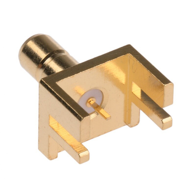 RS PRO, jack PCB Mount SMB Connector, 50Ω, Solder Termination, Straight Body
