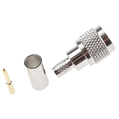 RS PRO, Plug Cable Mount UHF Connector, 50Ω, Crimp Termination, Straight Body