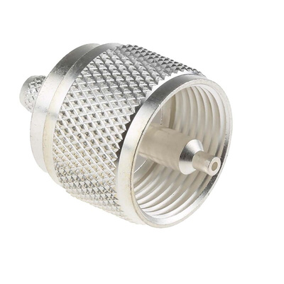 RS PRO, Plug Cable Mount UHF Connector, 50Ω, Crimp Termination, Straight Body