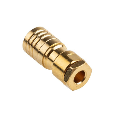 RS PRO, jack Cable Mount SMB Connector, 50Ω, Clamp Termination, Straight Body