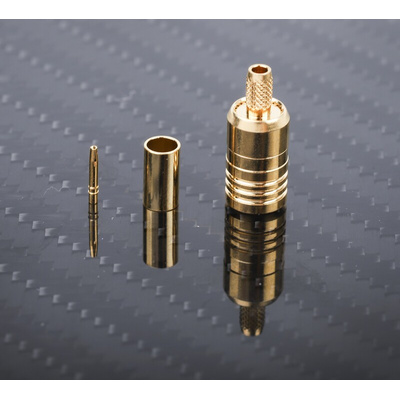 RS PRO, jack Cable Mount SMB Connector, 50Ω, Crimp Termination, Straight Body