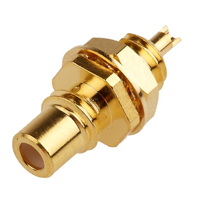 RS PRO, jack Panel Mount SMC Connector, 50Ω, Solder Termination, Straight Body