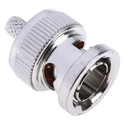 RS PRO, Plug Cable Mount BNC Connector, 75Ω, Crimp Termination, Straight Body
