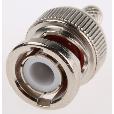 RS PRO, Plug Cable Mount BNC Connector, 50Ω, Crimp Termination, Straight Body