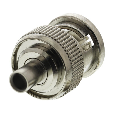 RS PRO, Plug Cable Mount BNC Connector, 50Ω, Crimp Termination, Straight Body