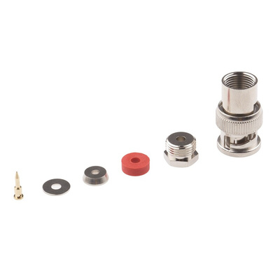 RS PRO, Plug Cable Mount BNC Connector, 75Ω, Clamp Termination, Straight Body