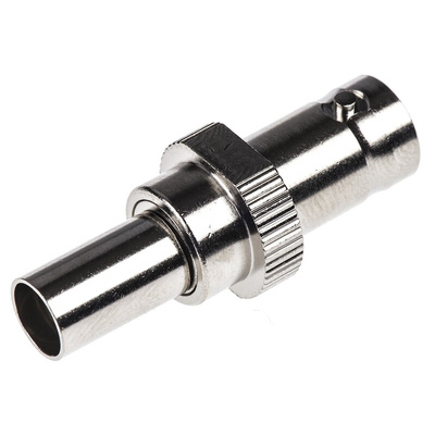 RS PRO, jack Cable Mount BNC Connector, 75Ω, Crimp Termination, Straight Body