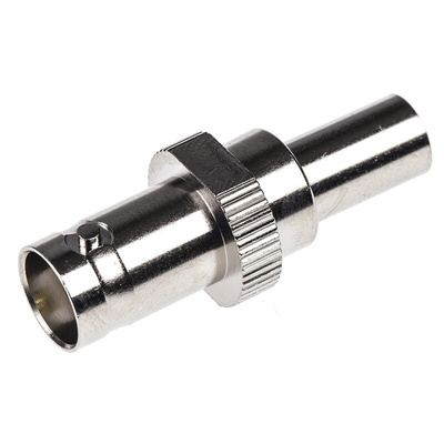 RS PRO, jack Cable Mount BNC Connector, 75Ω, Crimp Termination, Straight Body