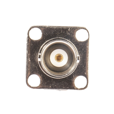 RS PRO, jack Flange Mount BNC Connector, 50Ω, Solder Termination, Straight Body
