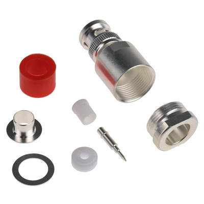 RS PRO, Plug Cable Mount BNC Connector, 50Ω, Clamp Termination, Straight Body