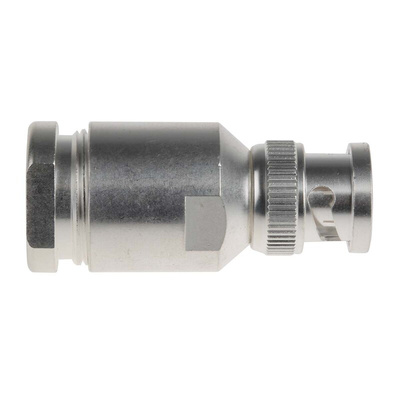 RS PRO, Plug Cable Mount BNC Connector, 50Ω, Clamp Termination, Straight Body