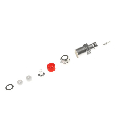 RS PRO, jack Cable Mount BNC Connector, 75Ω, Clamp Termination, Straight Body