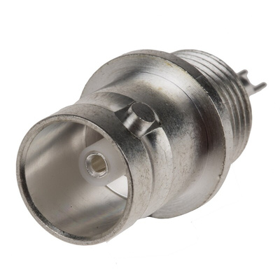 RS PRO, jack Panel Mount BNC Connector, 75Ω, Solder Termination, Straight Body