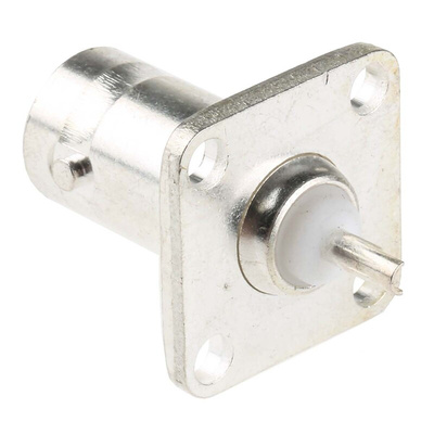 RS PRO, jack Flange Mount BNC Connector, 50Ω, Solder Termination, Straight Body