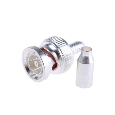 RS PRO, Plug Cable Mount BNC Connector, 75Ω, Crimp Termination, Straight Body