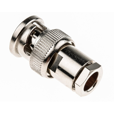 RS PRO, Plug Cable Mount BNC Connector, 75Ω, Clamp Termination, Straight Body